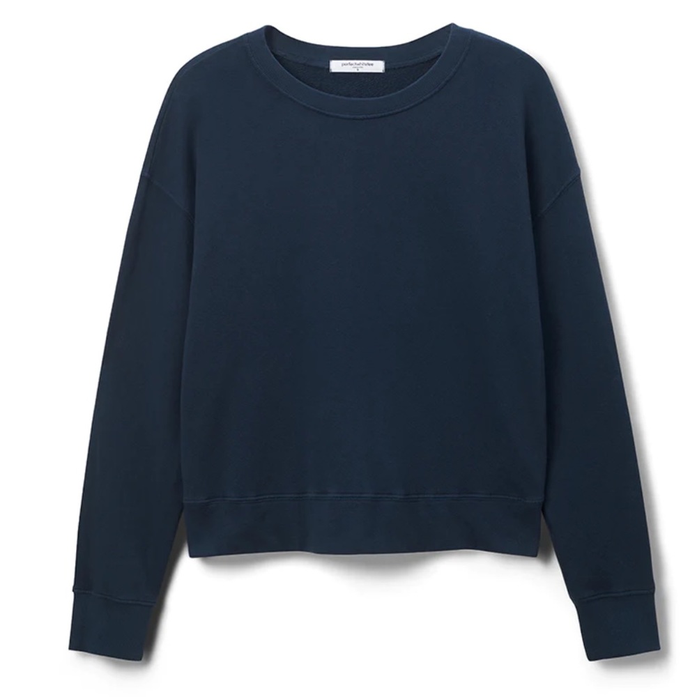 Perfect White Tee Tyler Sweatshirt in Navy